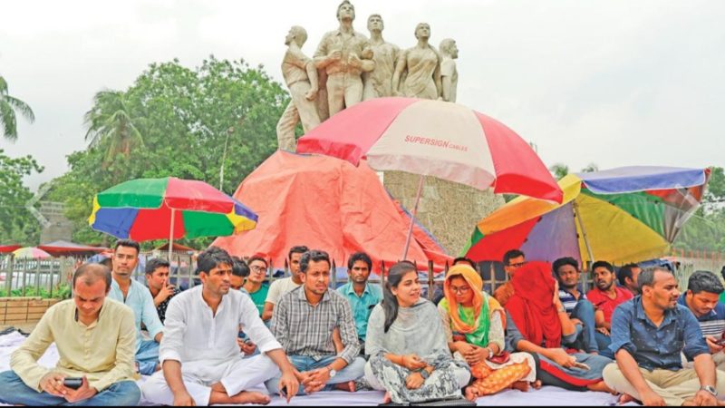 আন্দোলন স্থগিত করেছে ছাত্রলীগের পদবঞ্চিতরা